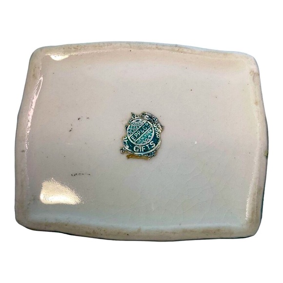 Trinket Box Covered Two Nesting Dishes Japan EPP&Co New York - Picture 4 of 4